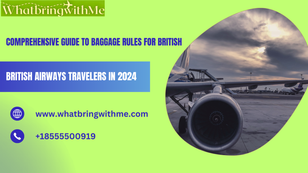 British Airways baggage rules 2024