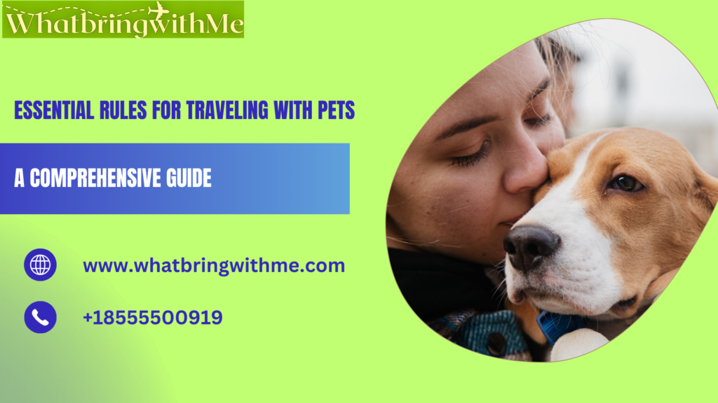 Rules for Traveling with Pets